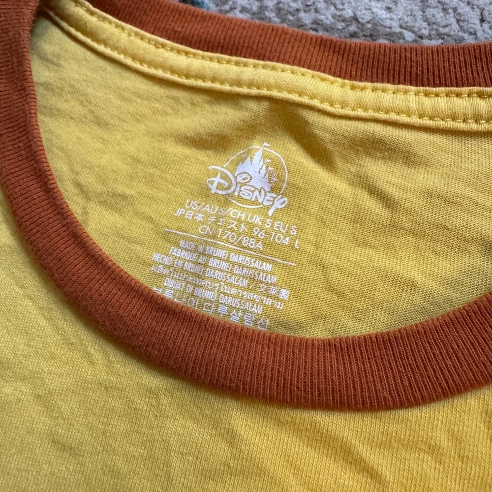 Yellow Orange Bird Groovy Garden T-Shirt 🍊 - Picture 6 of 6